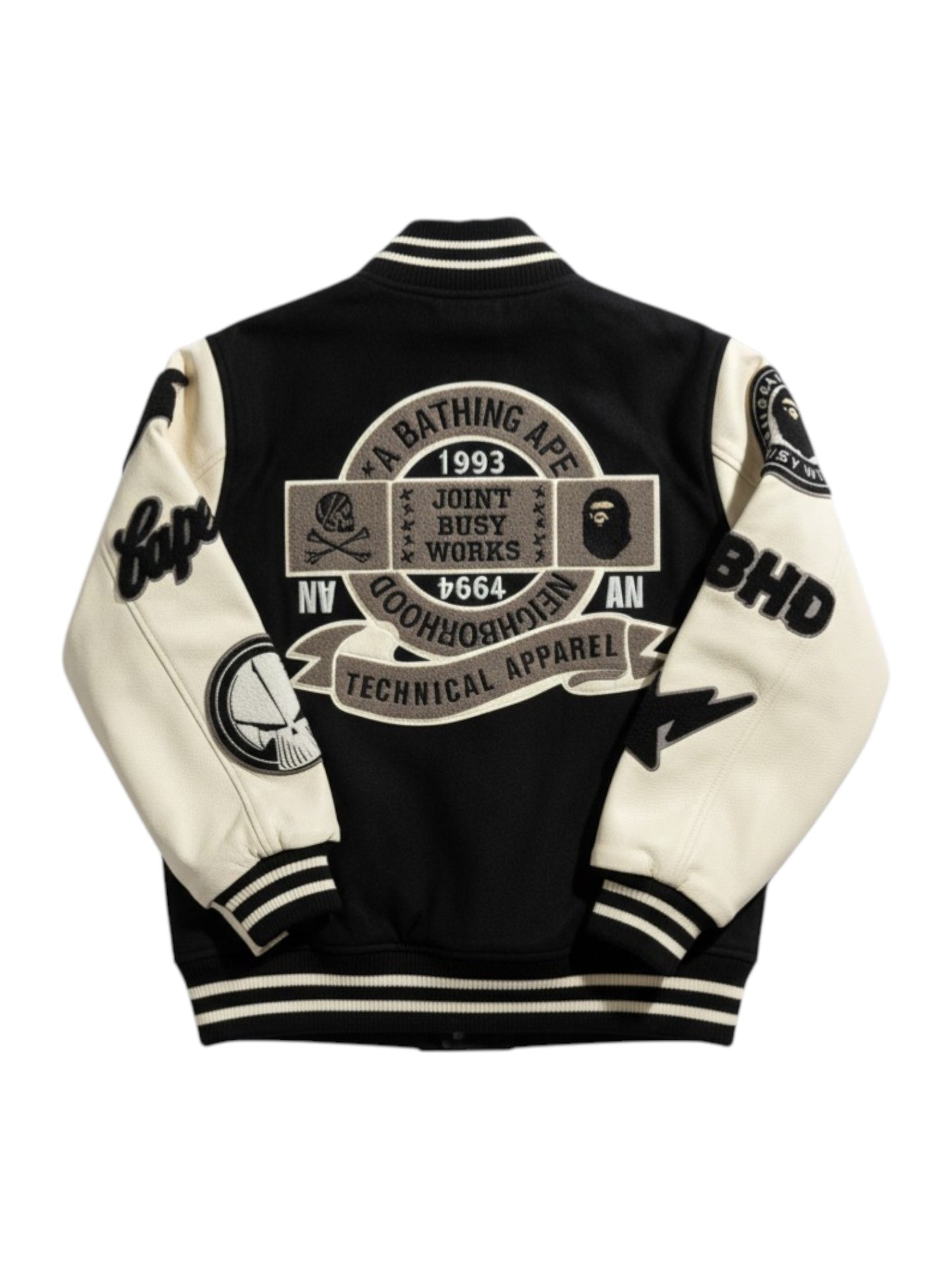 Bape x Neighbourhood Varsity Jacket