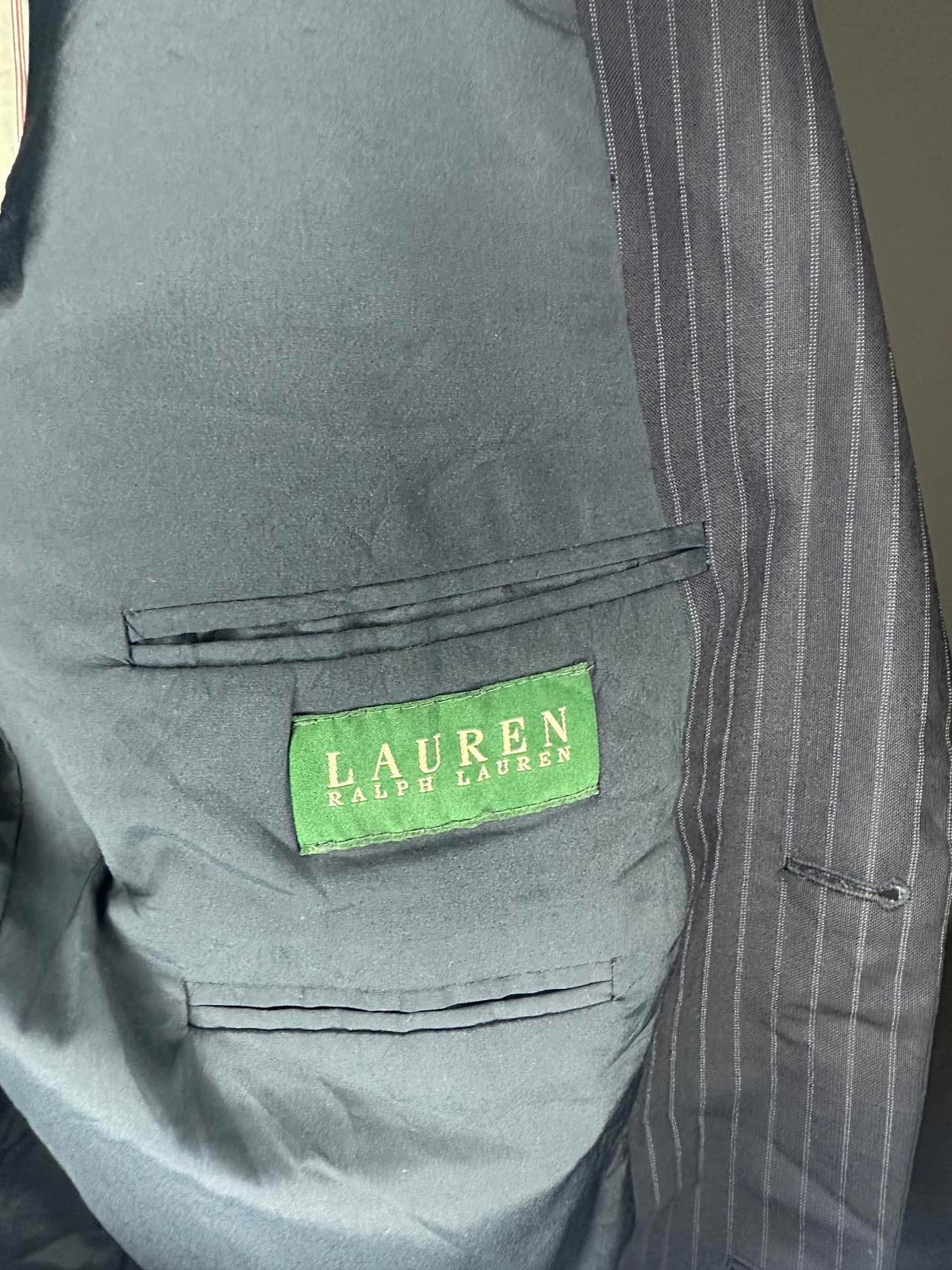 Ralph Lauren Men's Navy Pinstripe Blazer Size 41L