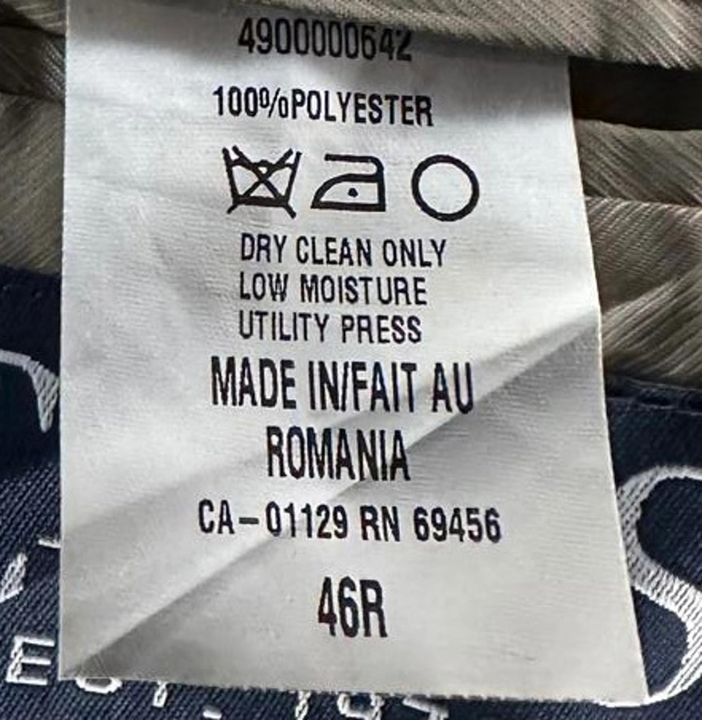 Chaps Men's Tan Suede Blazer Jacket Size 46R