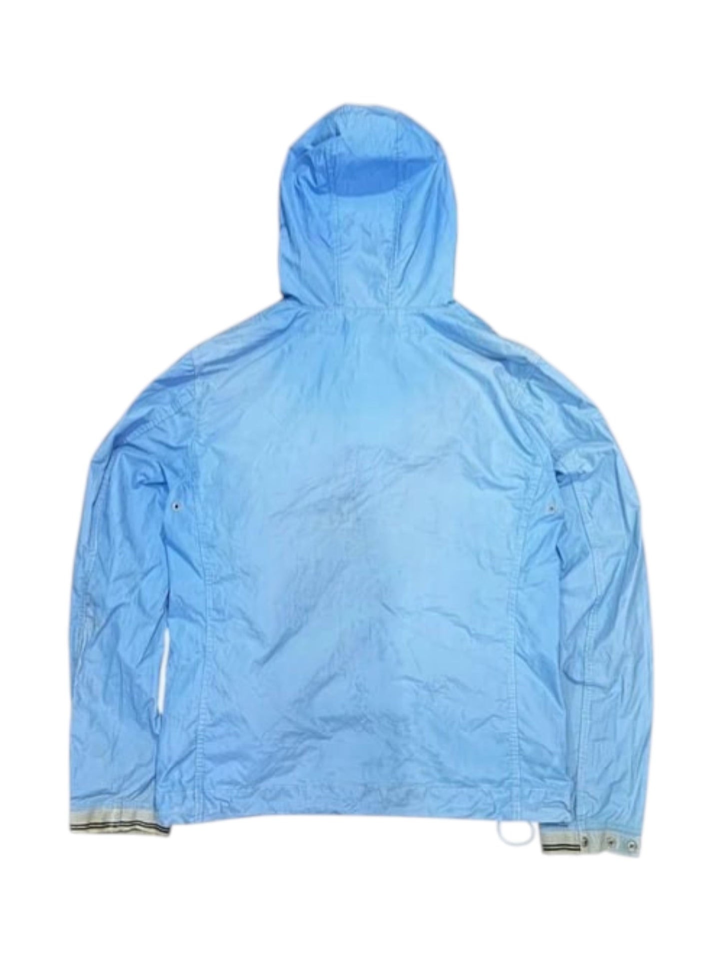 Stone Island Spalmatura Nylon Hooded Jacket Sky Blue L