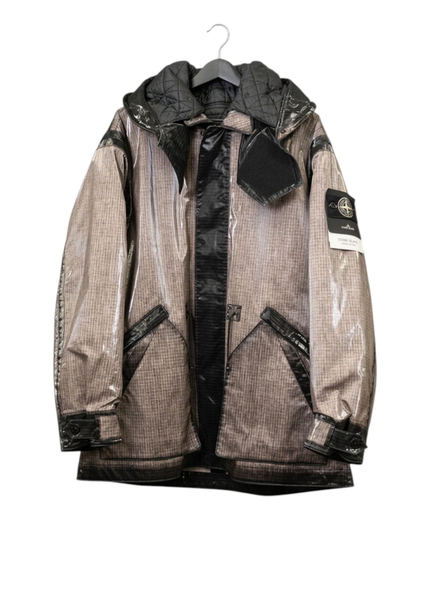 Stone Island Uneven Ripstop Prismatico Jacket Grey M