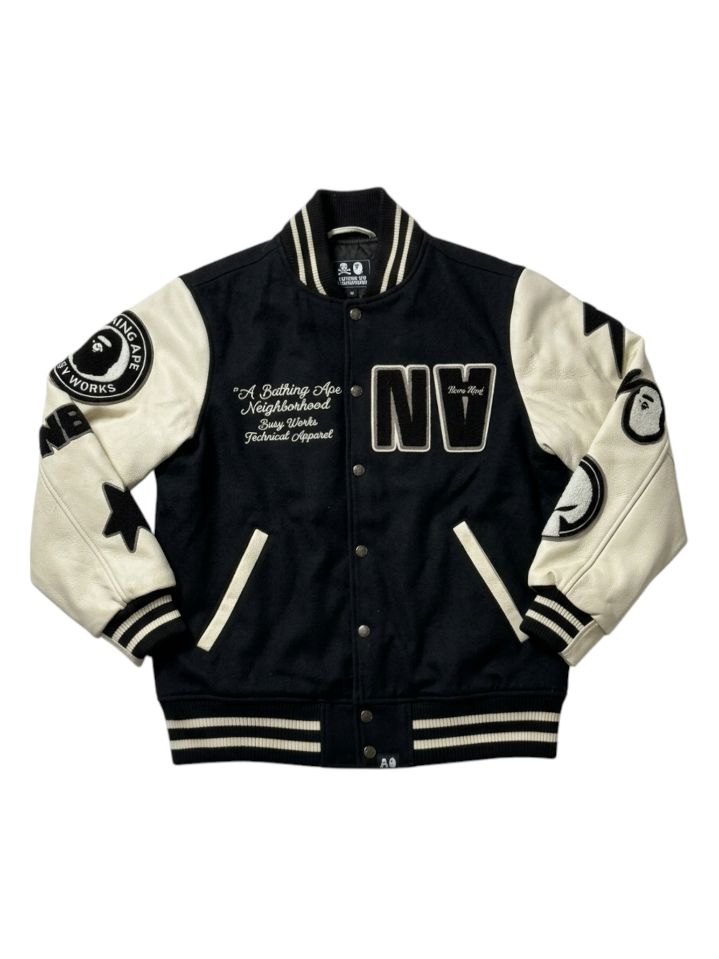 Bape x Neighbourhood Varsity Jacket