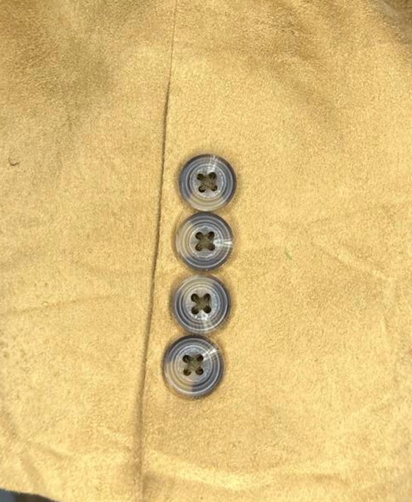 Chaps Men's Tan Suede Blazer Jacket Size 42R