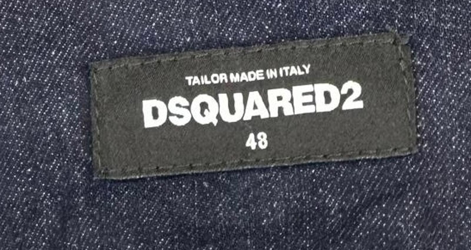 Dsquared2 Denim Shirt Dark Blue Designer Button Down Menswear