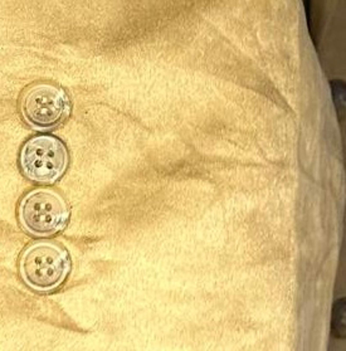 Chaps Men's Tan Suede Blazer Jacket Size 46R