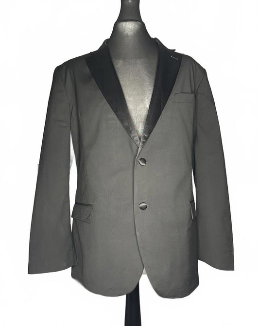 Black Men's Blazer Jacket Size 50R Classic Style