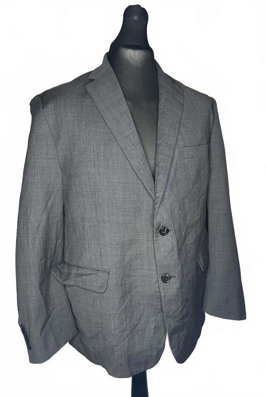 Mens Grey Formal Blazer Jacket Size 44S