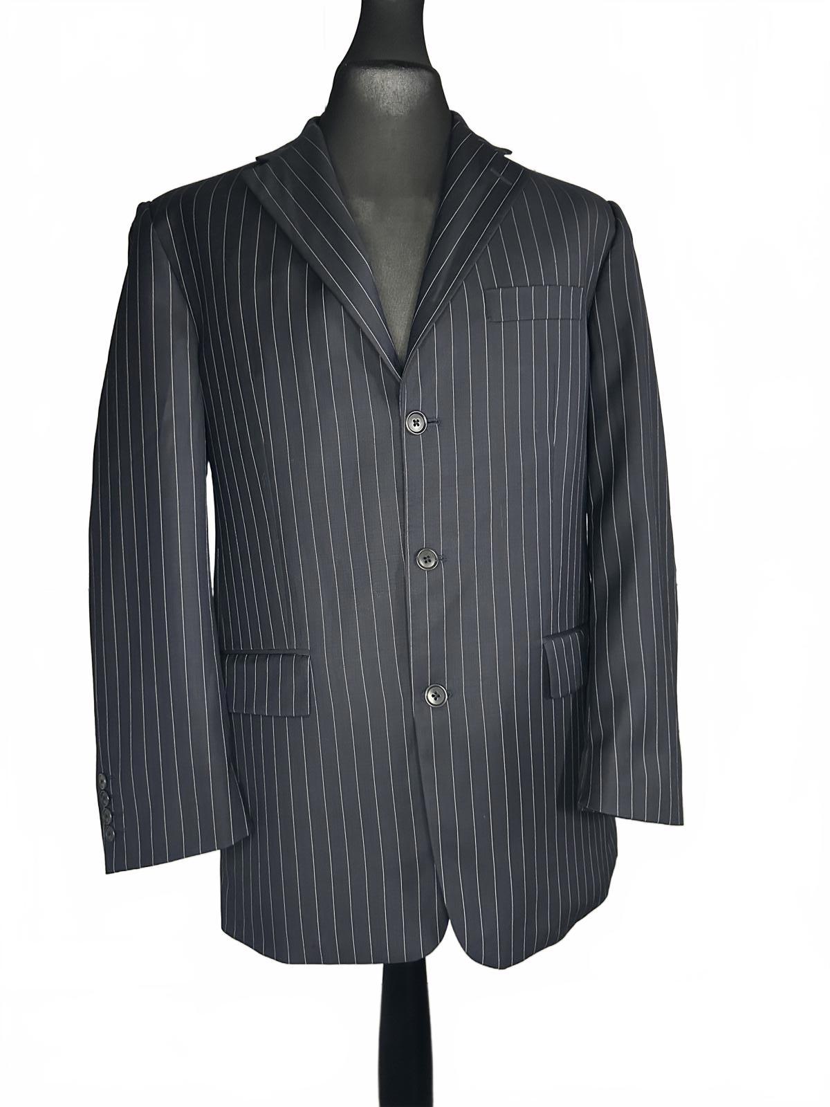 Nautica Men's Black Pinstripe Blazer Size 42R