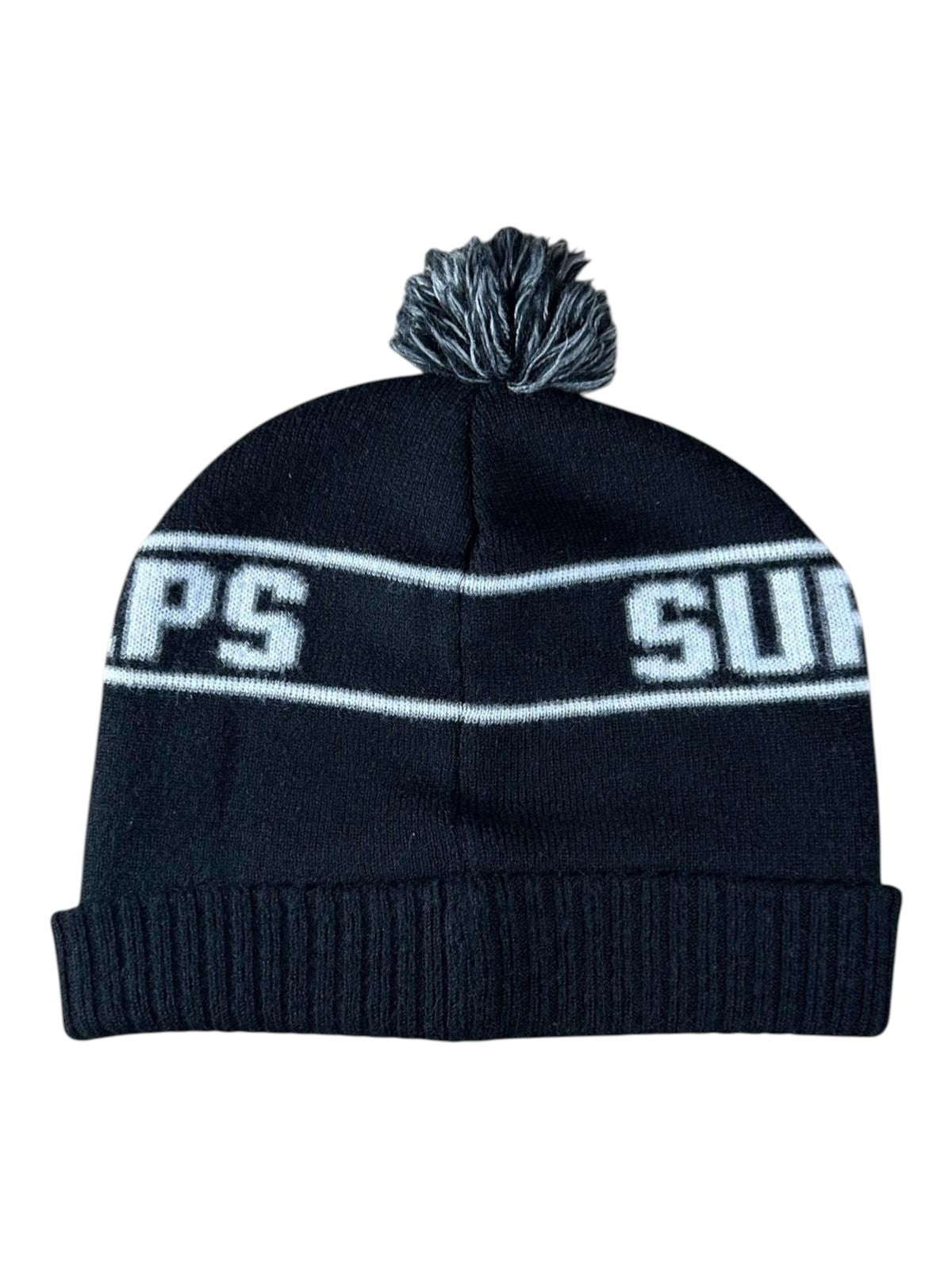 Supreme x WTAPS FW21 Collab Beanie – Black | Pom Pom