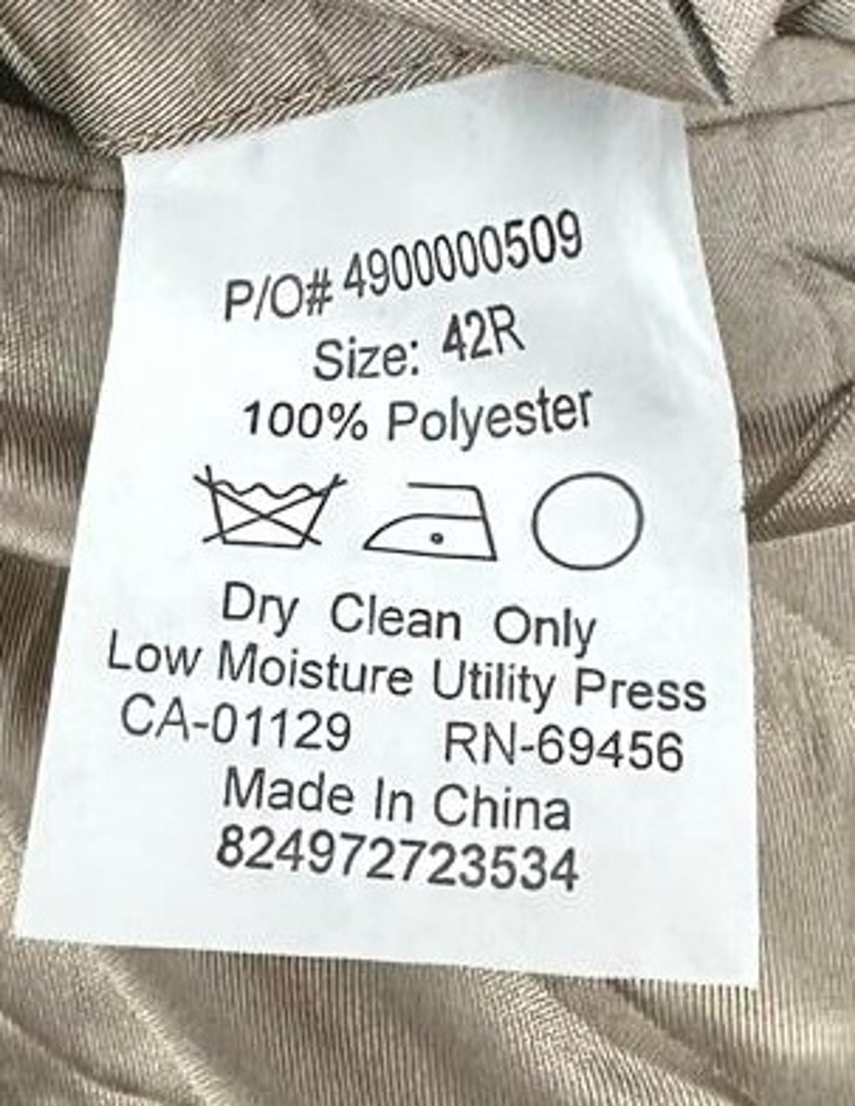 Chaps Men's Tan Suede Blazer Jacket Size 42R