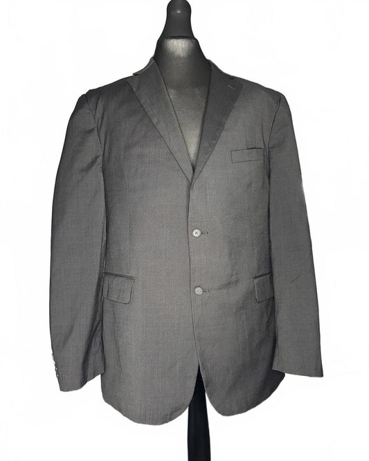 Men's Grey Suit Jacket Blazer Classic Style