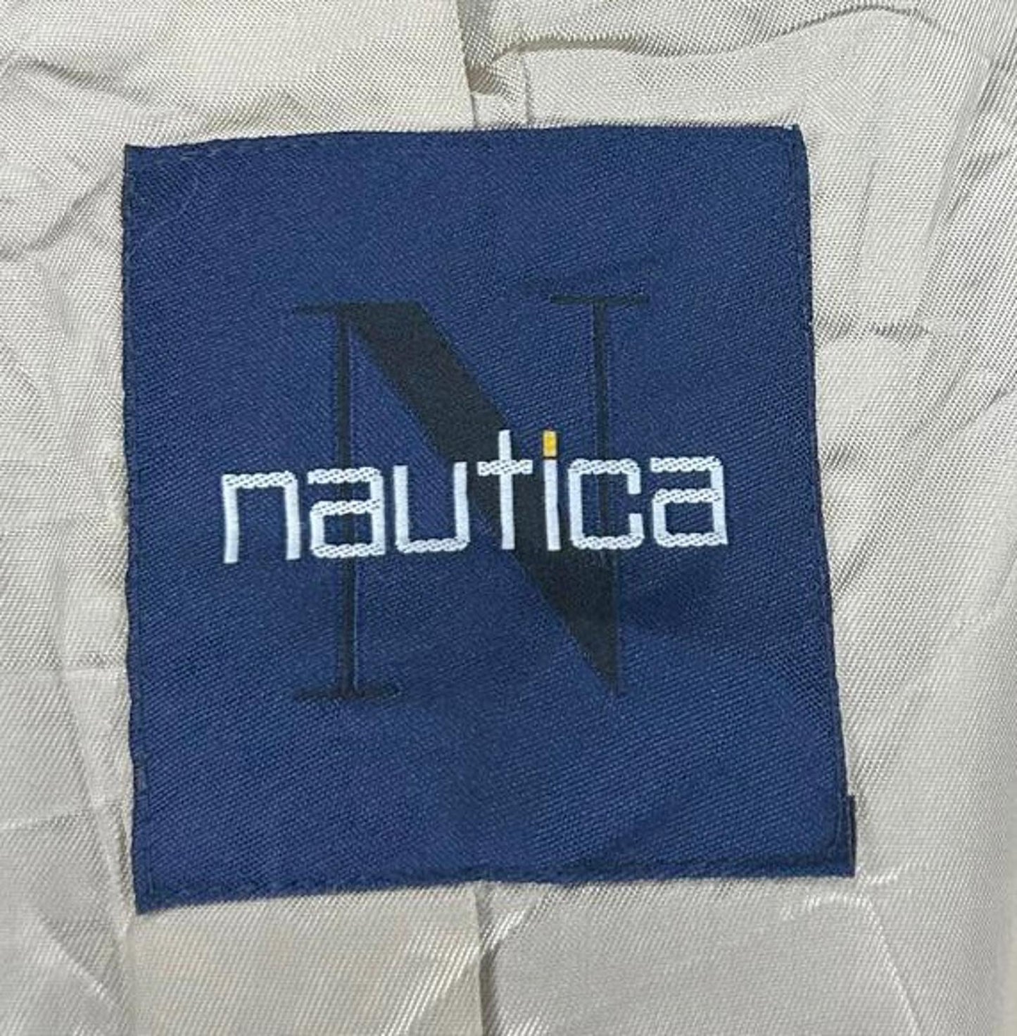 Nautica Men's Beige Wool Blend Blazer Size 42R W36