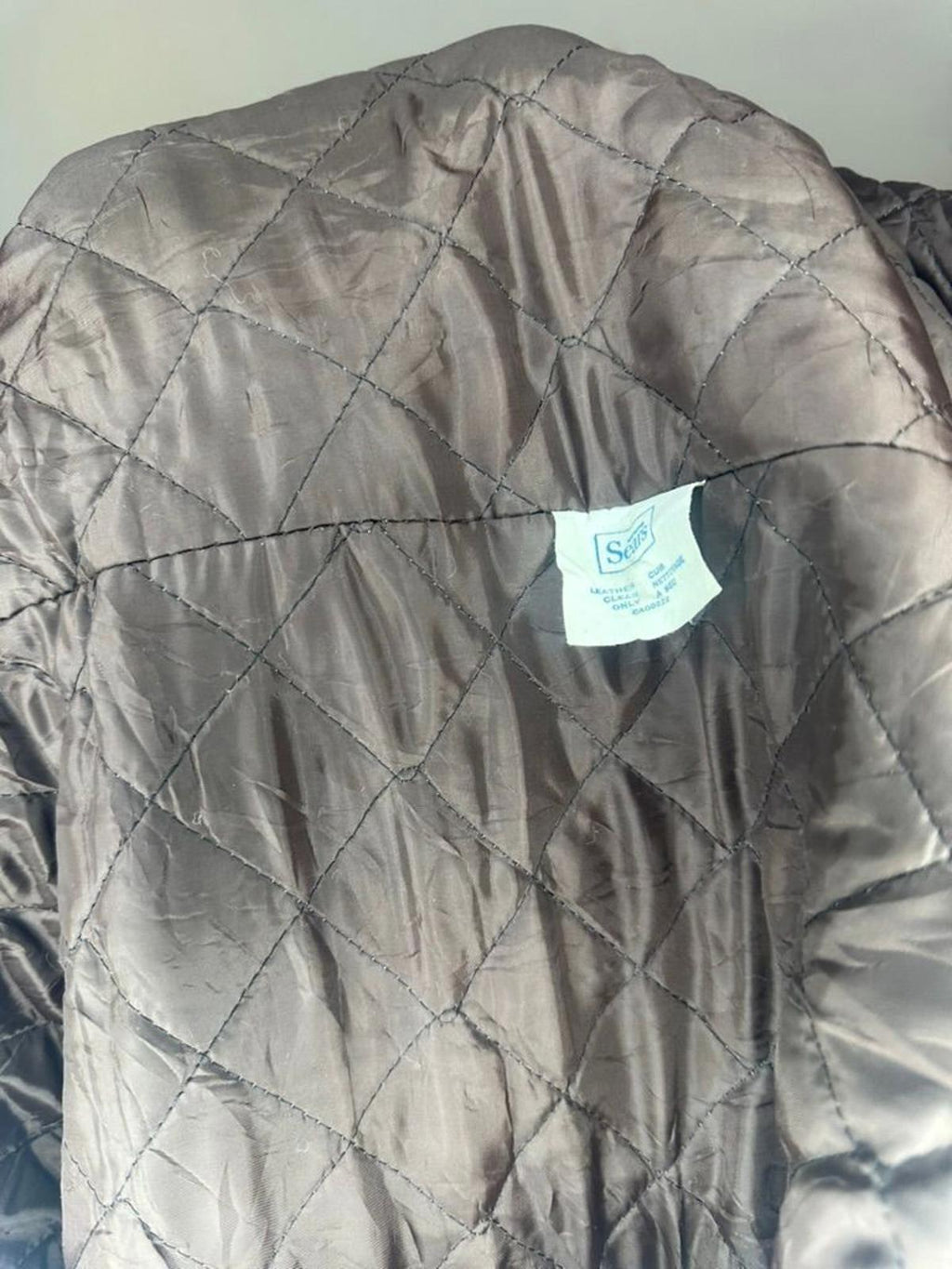 Simpson Sears 'The Men's Store' Suede Belted Coat w/ Faux Fur Collar – Brown