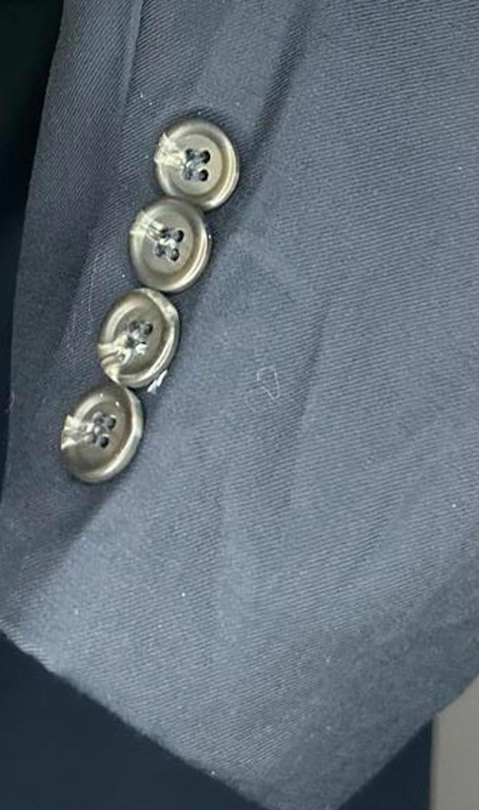 Classic Black Menswear Blazer Size 42L