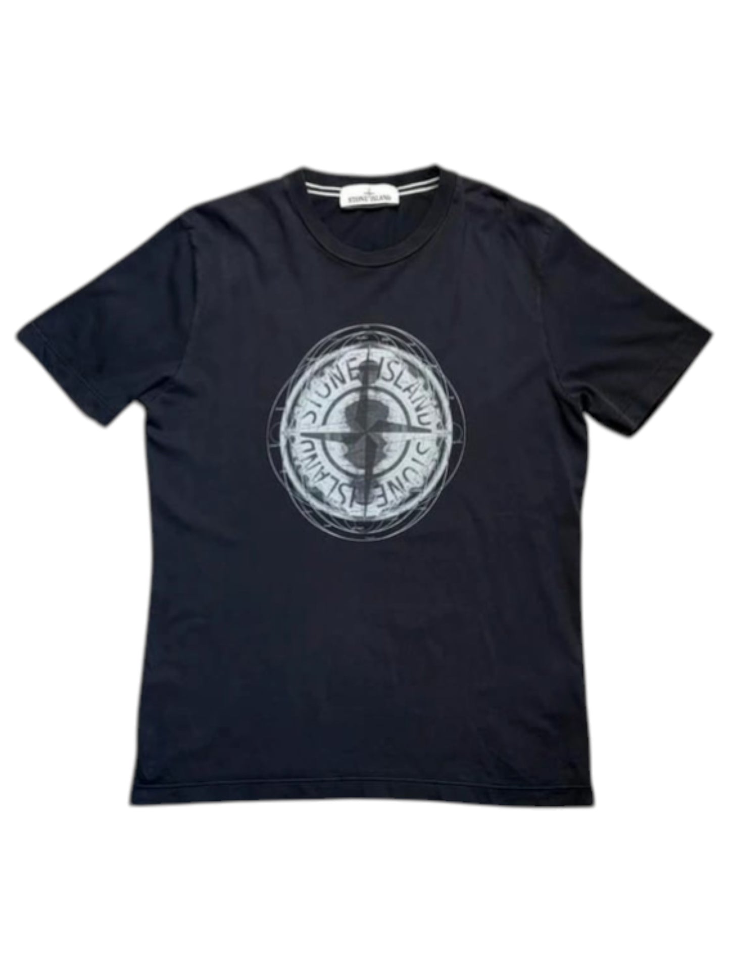 Stone Island Navy Graphic Tee