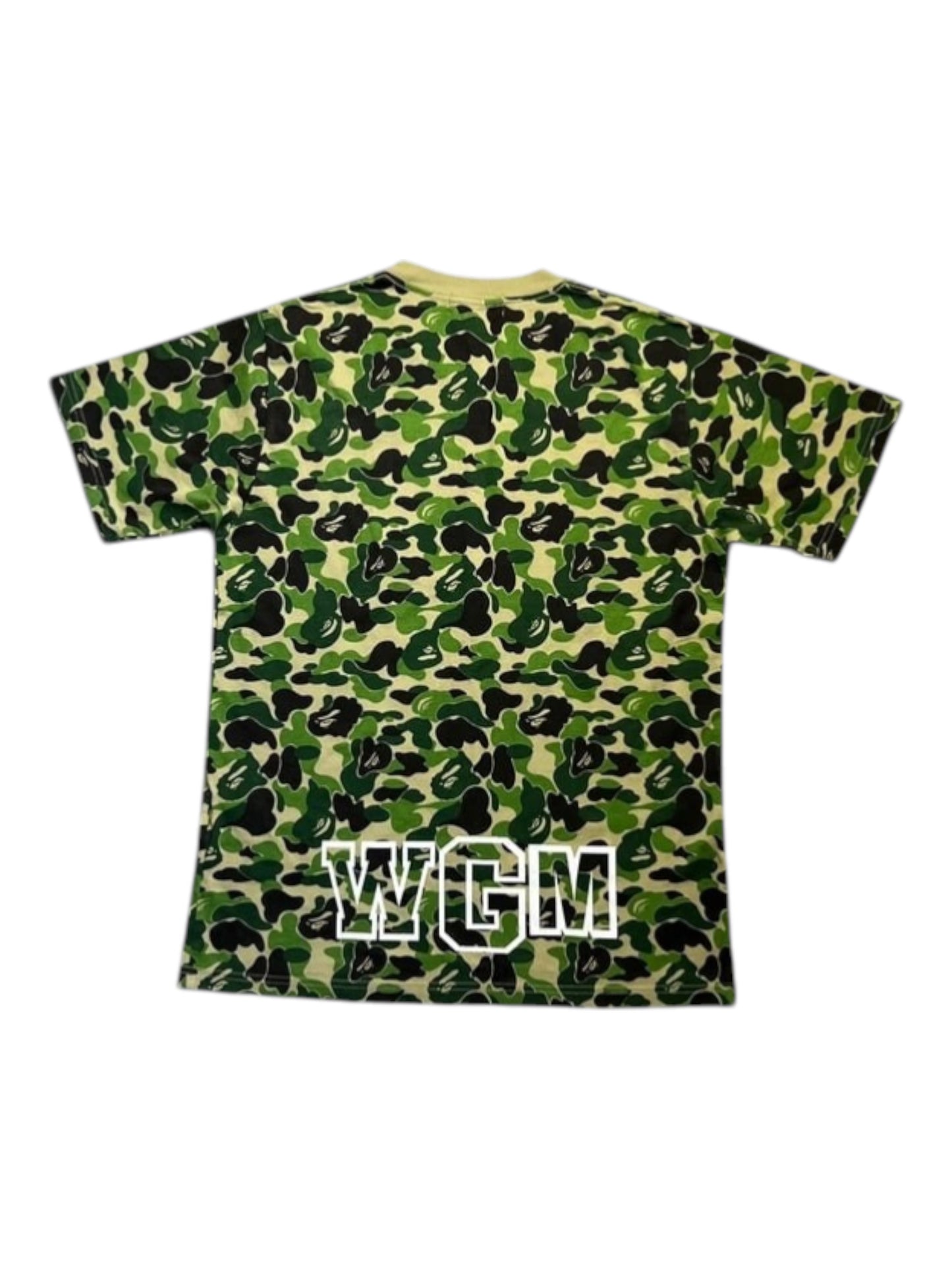 Bape Green Camo Shark Tee