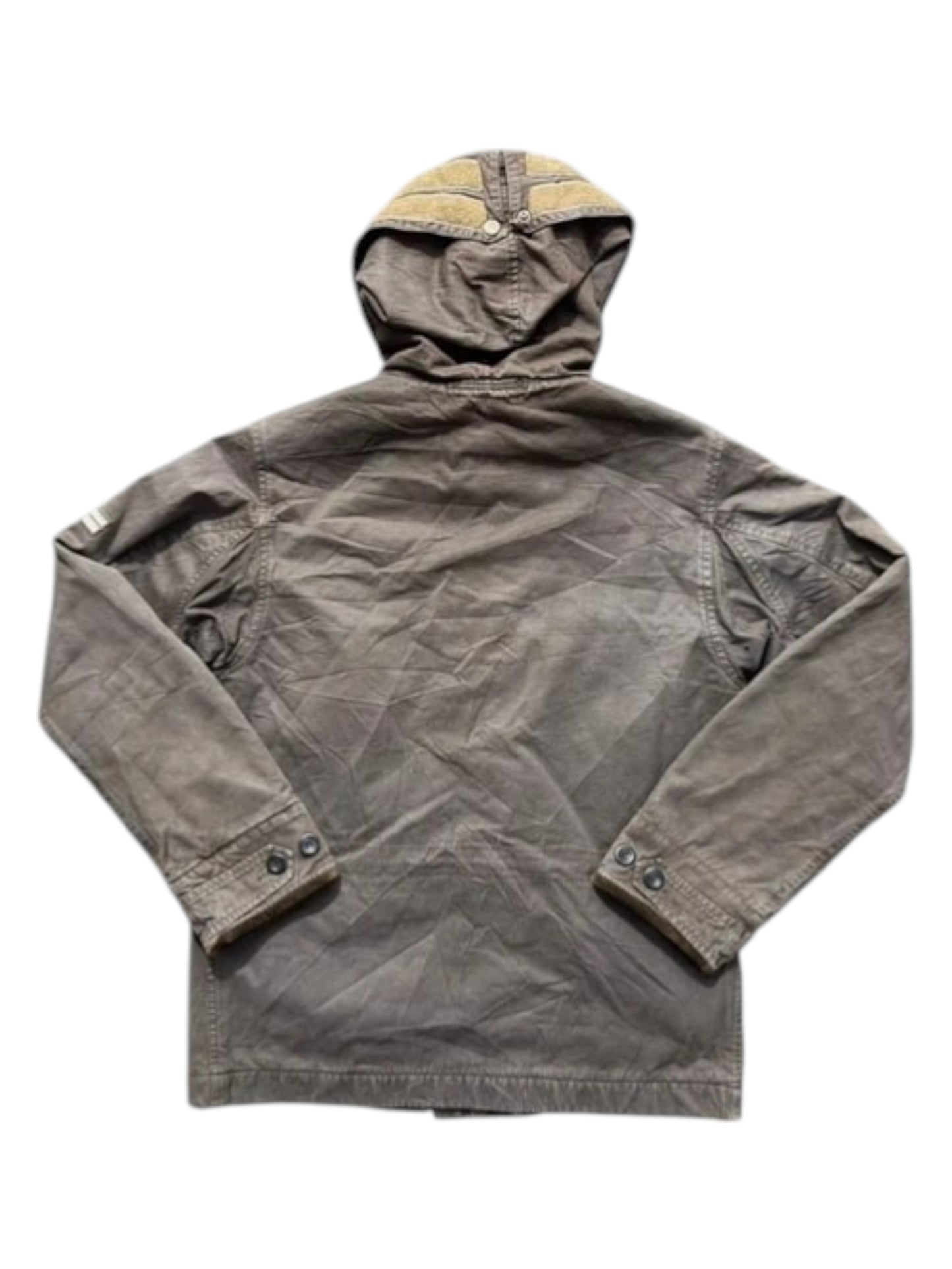 Stone Island Denims Naval Overcoat Jacket Brown M