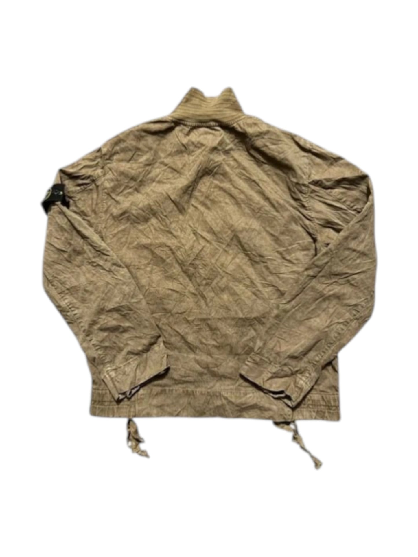 Stone Island Linen Nylon Coated Field Jacket Khaki L