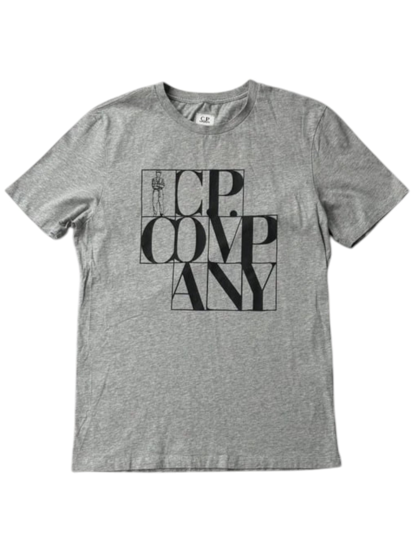 CP Company Grey Graphic Tee