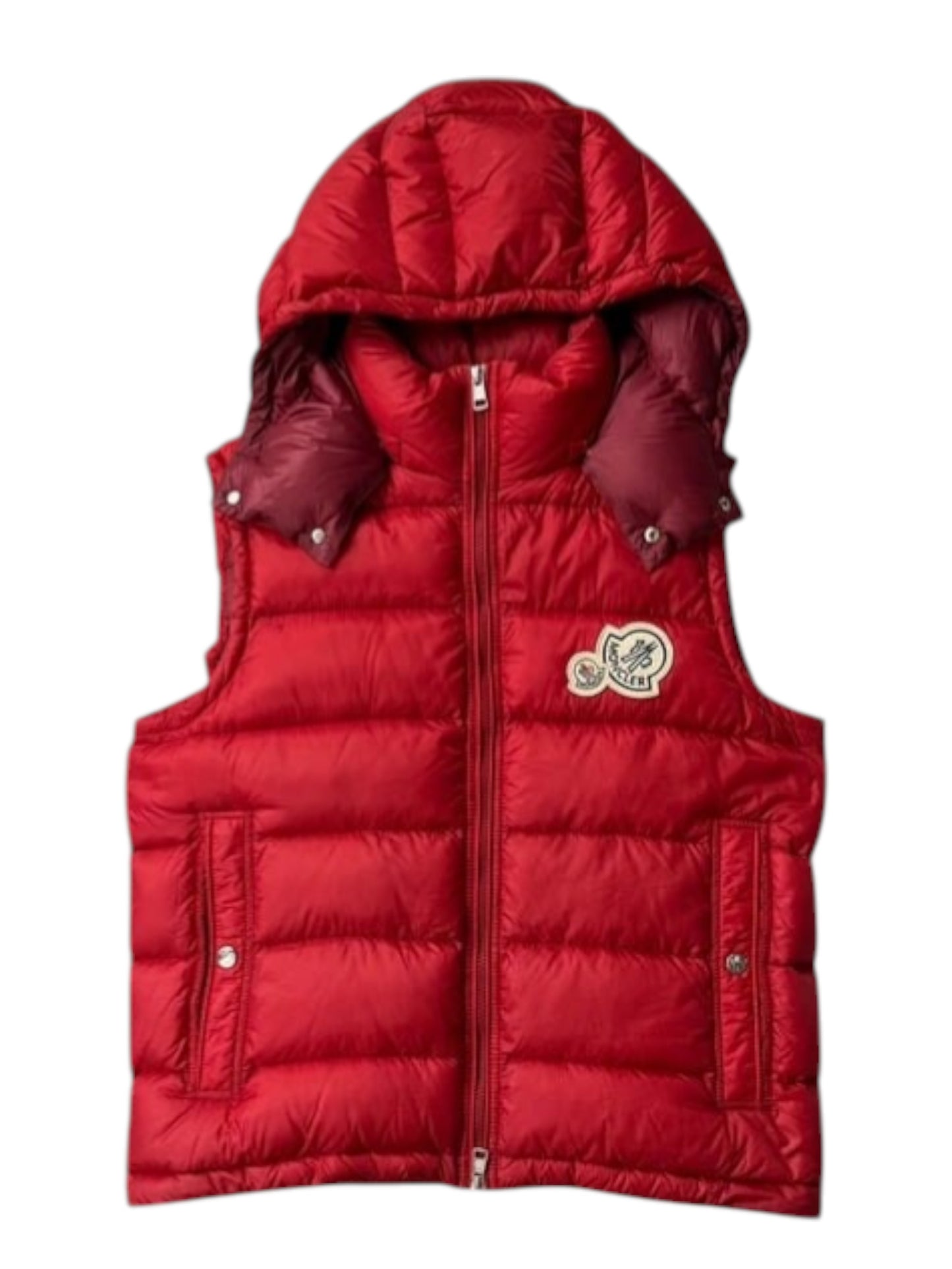 Moncler Red Gers Quilted Gilet